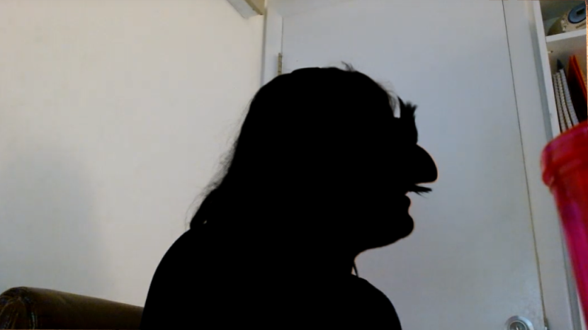 the view of one who remains in disguise